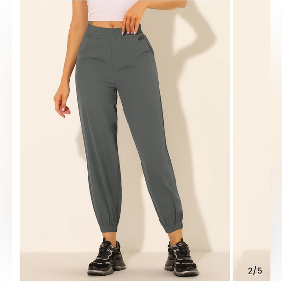 Hollister Size Medium Joggers Polyester Gray Comfy Flowy - Picture 2 of 5